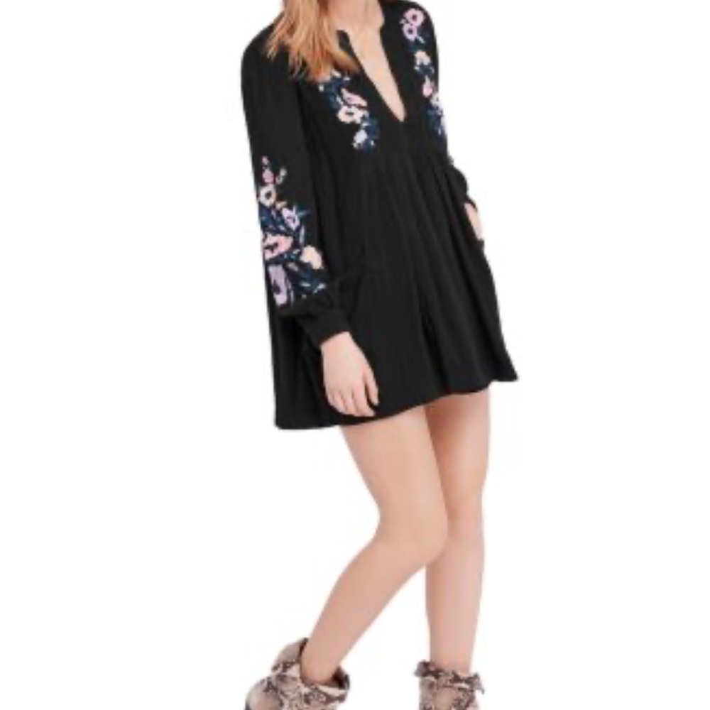 Free People Mia Embroidered Mini Dress - Picture 5 of 8